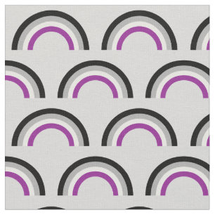 Asexuellt Pride Rainbow Tyg