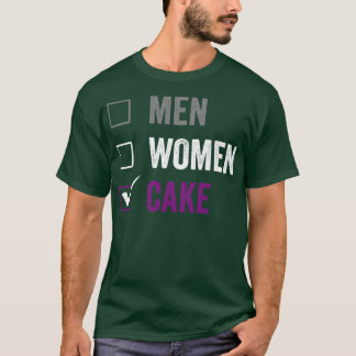 Asexuellt Pride snarare än eat Cake Asexuellt T Shirt