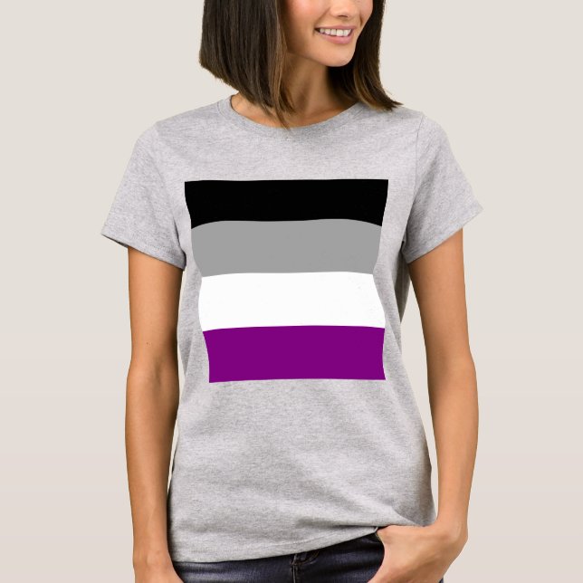 Asexuellt Pride T-shirt (Framsida)