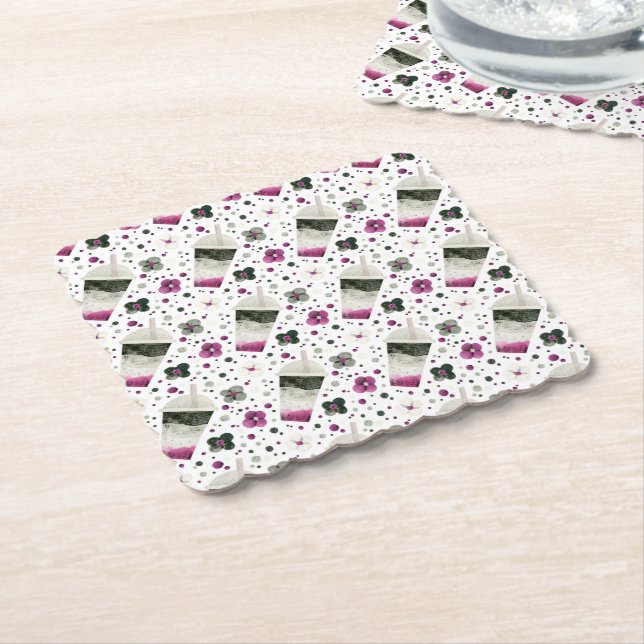 Asexuellt Pride Underlägg (Vinklad)