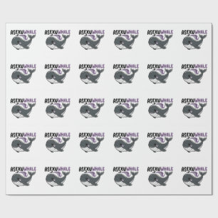 Asexuval" Rolig Valhaj Sjö LGBTQ Asexuell Stolthet Presentpapper