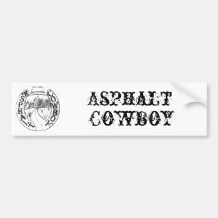 AsfaltCowboybildekal 1 Bildekal