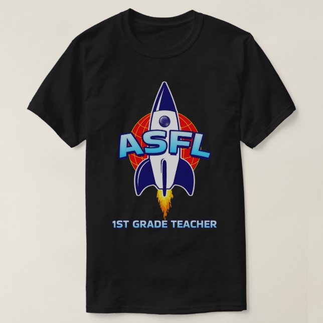 ASFL 1ST KLASS TEACHER TShirt T Shirt (Design framsida)