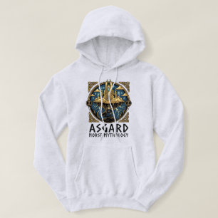 Asgard Nordisk Mytologi Symbol – Viking Fantasykon Hoodie