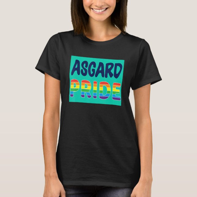Asgard Pride Regnbåge Hbtq Stolthet 3 T Shirt (Framsida)