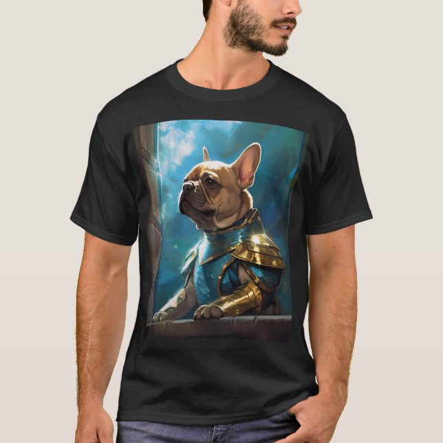 Asgardian Fransk Bulldog 1 T Shirt (Framsida)