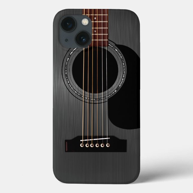 Ash Black Acoustic Guitar (Baksida)