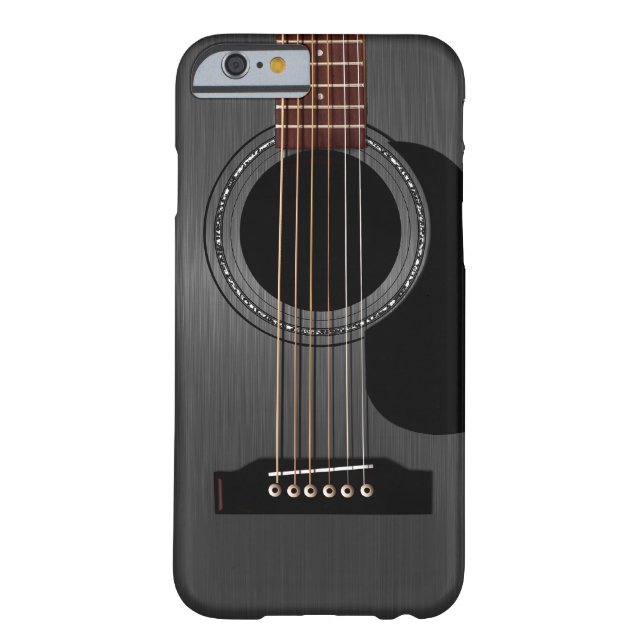 Ash Black Acoustic Guitar (Baksidan)