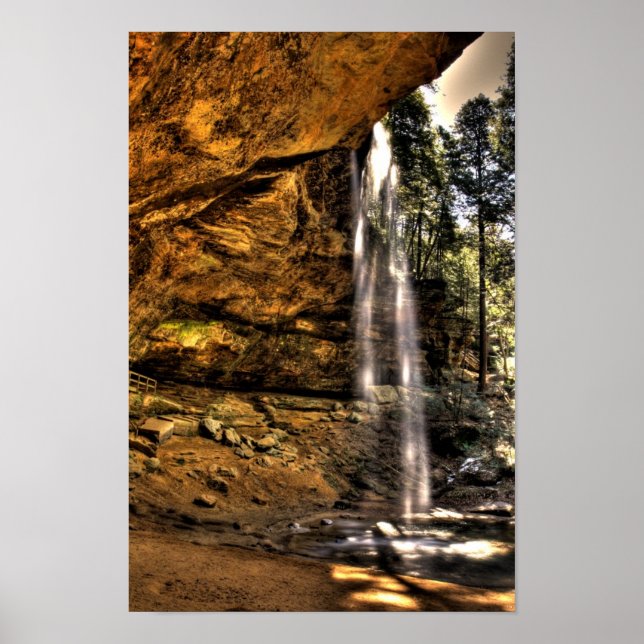 Ash Cave, Hocking Backe, Ohio Poster (Framsidan)