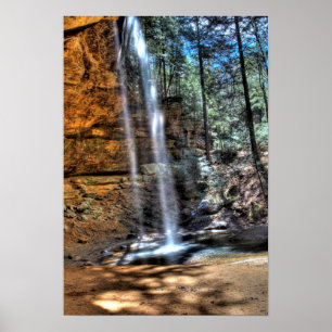 Ash Cave, Hocking Backe, Ohio Poster