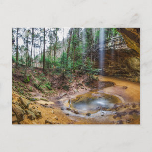 Ash Cave, Hocking Backe State Park, Ohio Vykort