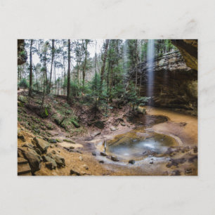 Ash Cave, Hocking Backe State Park, Ohio Vykort