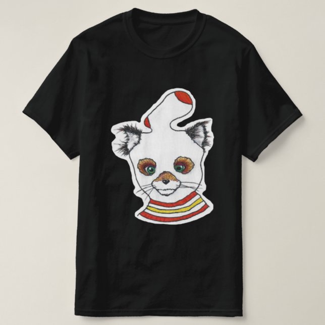 Ash Fantastic Fox Modified Tube Sock T-Shirt (Design framsida)