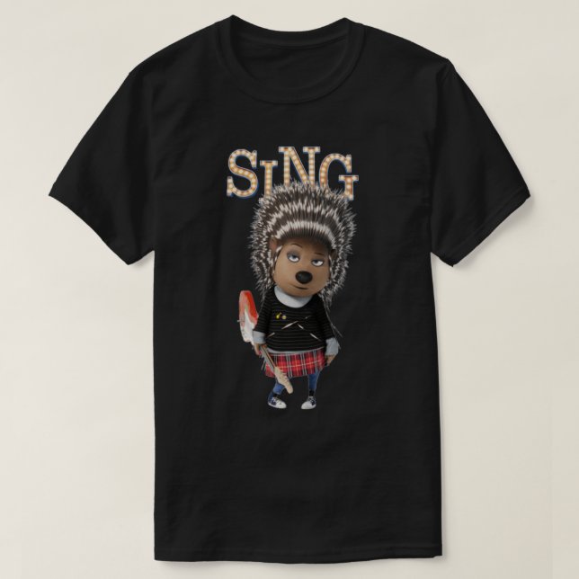 Ash from SING movie Classic T-Shirt (Design framsida)