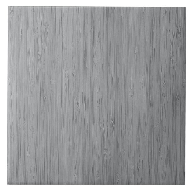 Ash Grått Bamboo Wood Grain Titta Kakelplatta (Framsidan)