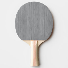 Ash Grått Bamboo Wood Grain-utseende Pingisracket