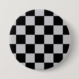 Ash Grått Grått Checker Mönster Design Knapp