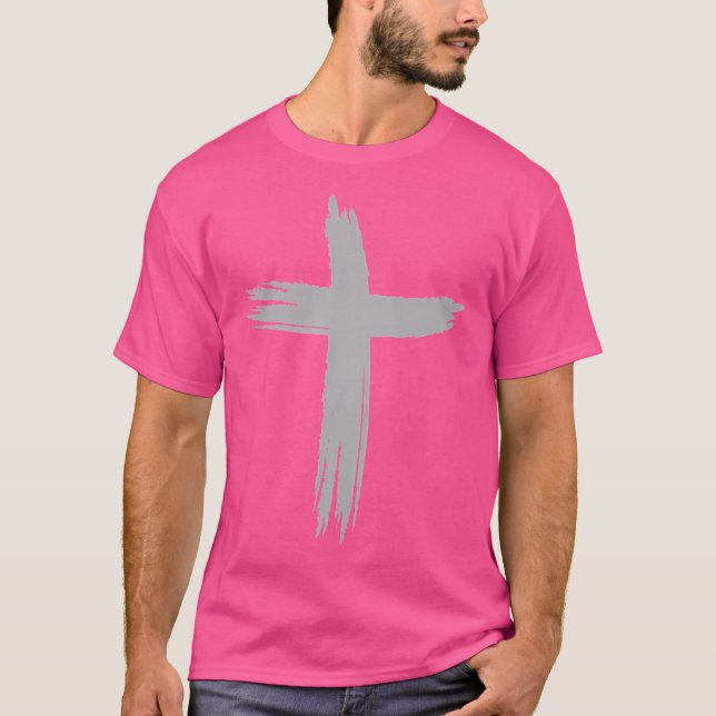 Ash Onsdag Jesus Christianity T Shirt (Framsida)