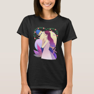 Ash Onsdag Lycklig Christianity Girl Fasting Day T Shirt
