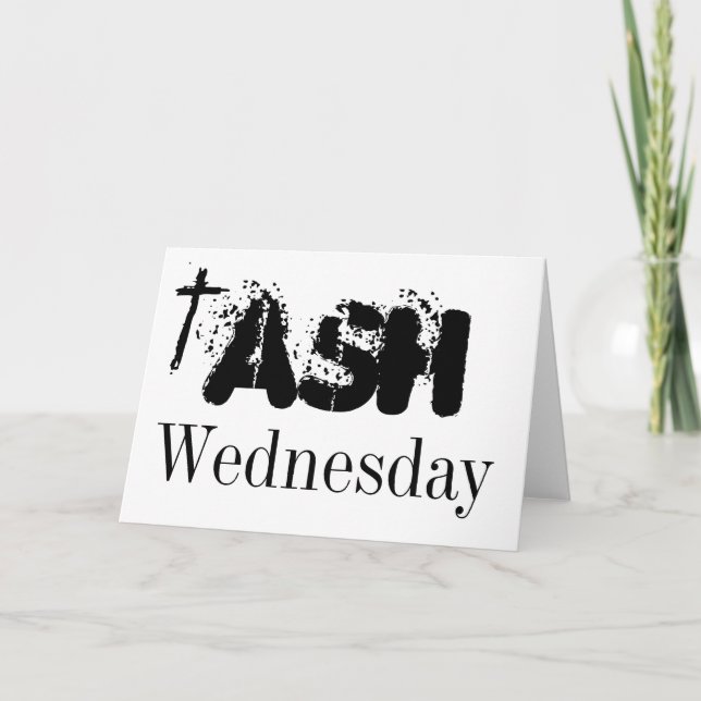 Ash Onsdag vykort (Framsida)