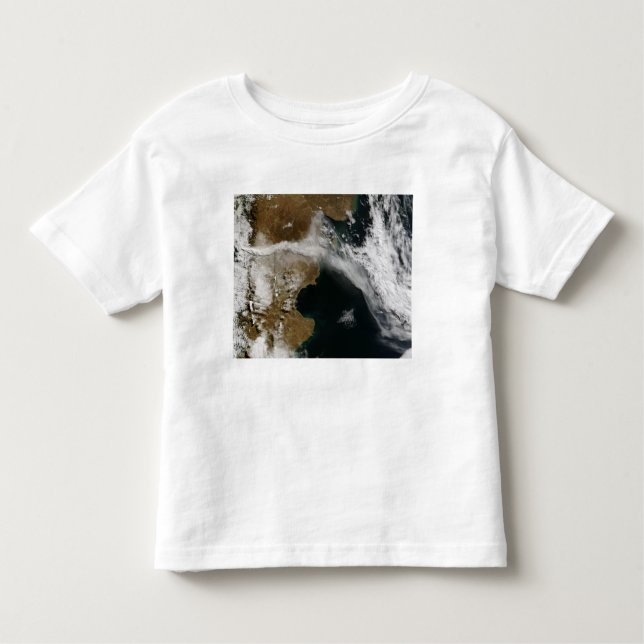 Ash plume från utbrottet av Chaiten vulcano, Chi Tee Shirt (Framsida)