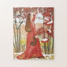 Ash Träd Woman Flexible Jigszle Puzzle