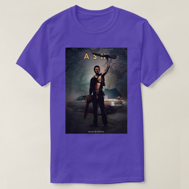 Ash Williams Delta 88 royale   Legender T Shirt (Design framsida)