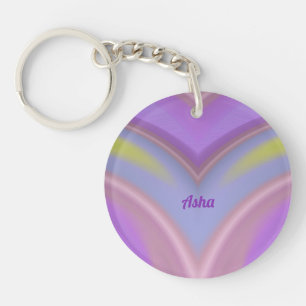 ASHA ~ Lavender Gult Rosa Blue Circular ~