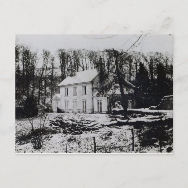 Asham House nära Beddingham i Öster Sussex Vykort (Framsida)