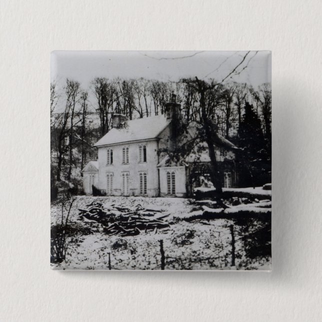 Asham hus nära Beddingham i östliga Sussex Knapp (Framsida)