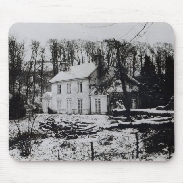 Asham hus nära Beddingham i östliga Sussex Musmatta (Framsidan)