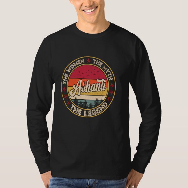 Ashanti, kvinnor, myten, legend t shirt (Framsida)