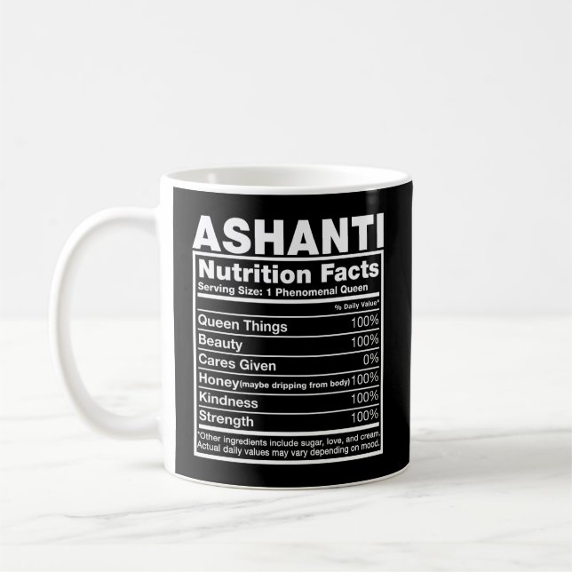 Ashanti Nutrition Facts Ashanti Namn Kaffemugg (Vänster)