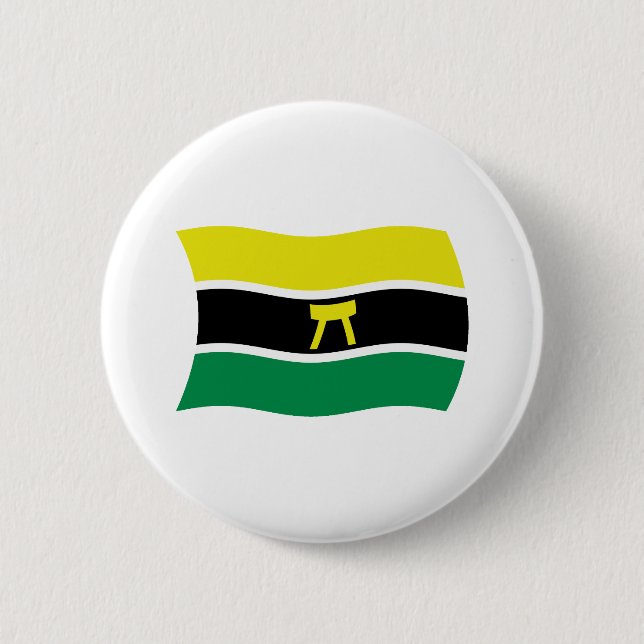 Ashanti People Flagga Button Knapp (Framsida)