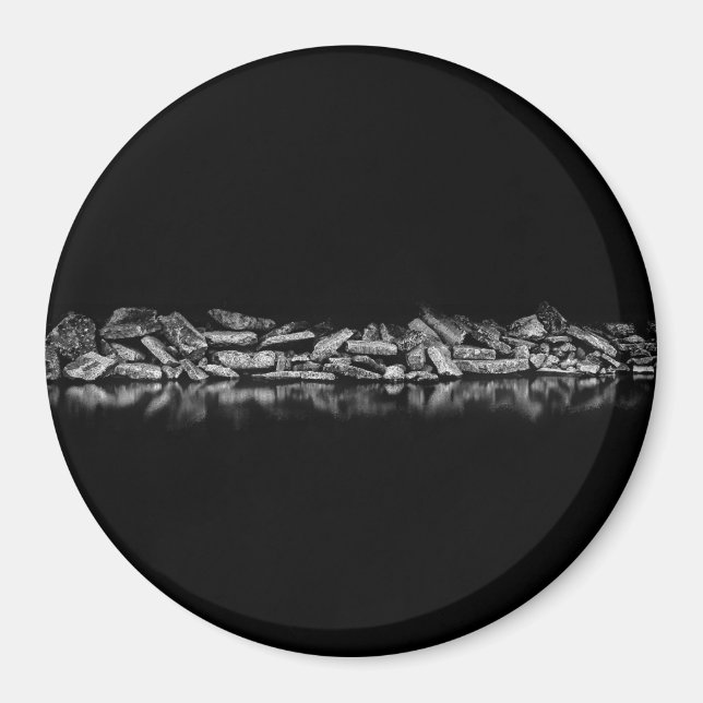 Ashbridges Bay Breakwall 1 Magnet (Framsidan)