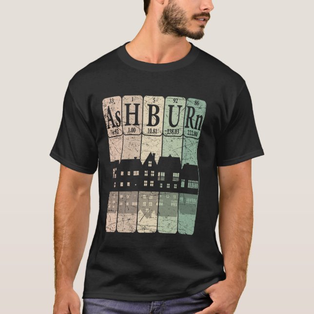 Ashburn Periodiska systemet Element Ashburn Virgin T Shirt (Framsida)