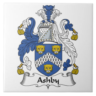 Ashby familjvapensköld kakelplatta