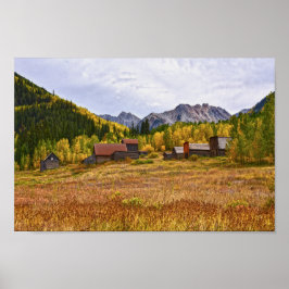 Ashcroft, Colorado Mining Ghost Town Poster