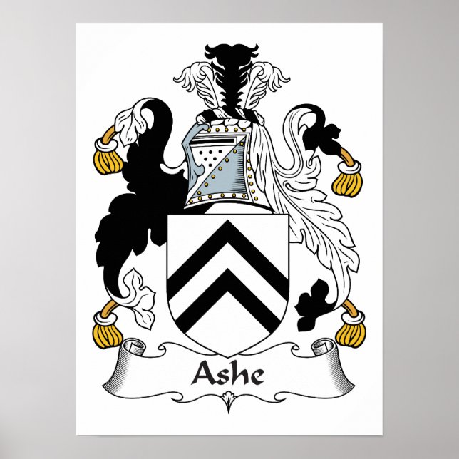 Ashe Family Crest Poster (Framsidan)