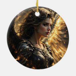 Ashenlight: Shadowflame Seraph Julgransprydnad Keramik