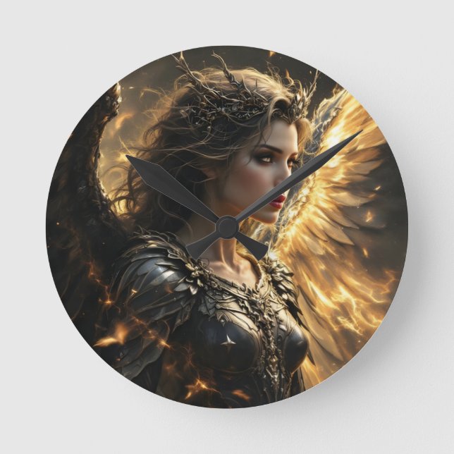 Ashenlight: Shadowflame Seraph Rund Klocka (Framsida)