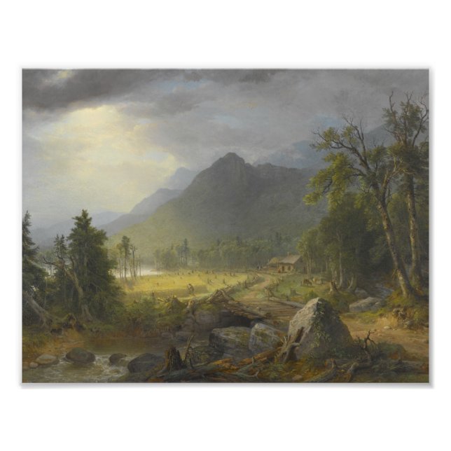 Asher Brown Durand - Första skörden Fototryck (Framsidan)