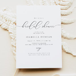 ASHER Modern Elegant Calligraphy-Möhippa Inbjudningar