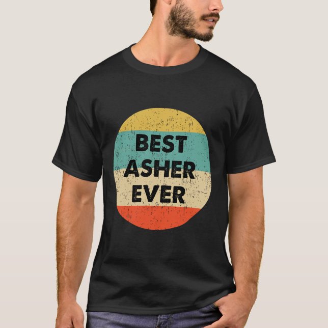 Asher Namn T Shirt (Framsida)