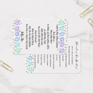 Asher Yatzar Card Visitkort