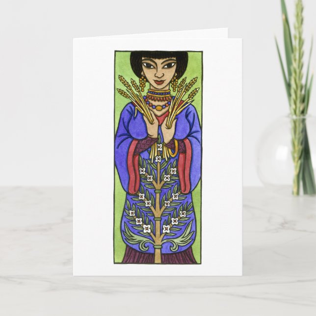 Asherah Greeting Card Kort (Framsida)