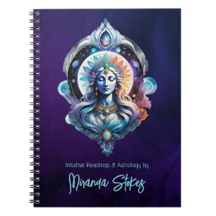 Asherah Moder Gudinna för Skapelse Tarot Journal Anteckningsbok