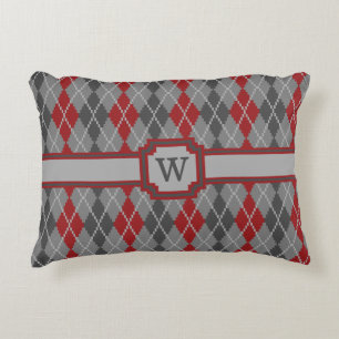 Ashes and Embers Argyle accent Pillow Prydnadskudde