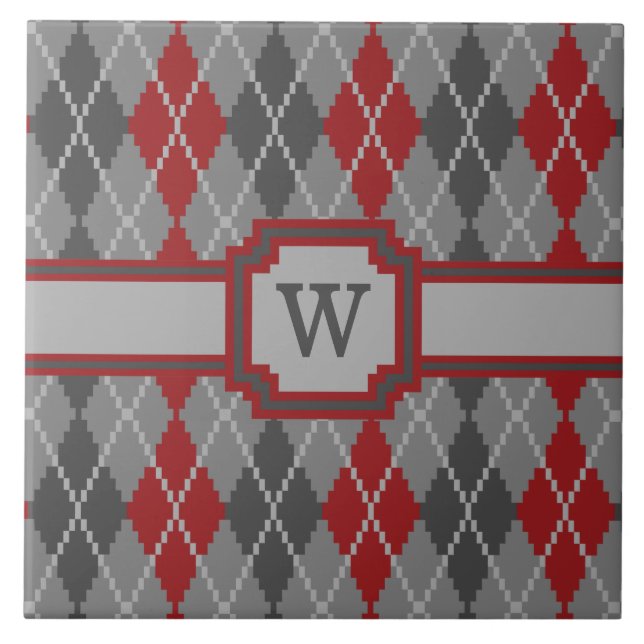 Ashes and Embers Argyle Tile Kakelplatta (Framsidan)