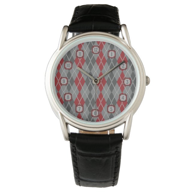 Ashes and Embers Argyle Watch Armbandsur (Framsida)